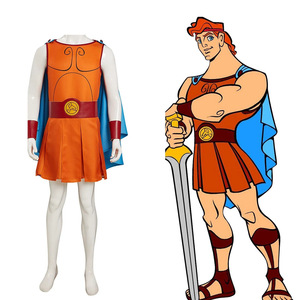 <span class=keywords><strong>Cape</strong></span> de super-héros d'anime Hercules, costume de cosplay pour hommes, costumes de télévision et de cinéma, polyester, Halloween, carnaval, vêtements de scène - Product Image 3