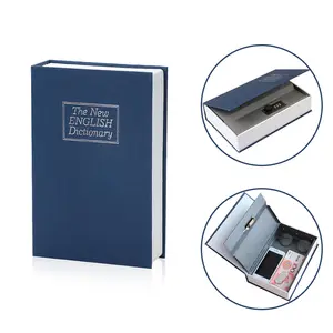 저렴한 가격 비밀 책 안전 상자 책 안전 상자 조합 잠금 보안 안전 상자