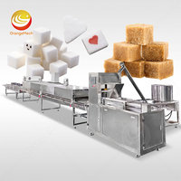 Ligne de production entièrement automatique de cubes de sucre pour café |   Machine intégrée de formage, séchage, refroidissement et emballage de sucre en morceaux