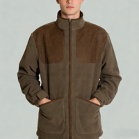 Veste Softshell Unisexe d'Automne Grande Taille Décontractée Respirante en Polyester Coupe-Vent avec Fermeture Éclair et Col Montant pour Randonnée et Activités de Plein Air