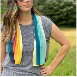 Serviette de sport en microfibre douce et respirante à séchage rapide pour le yoga, la course, la gym, le refroidissement, l'entraînement, le camping et le fitness (vente en gros) - Product Image 1