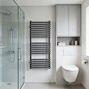 <span class=keywords><strong>Scaldasalviette</strong></span> Moderno Grigio <span class=keywords><strong>Antracite</strong></span> da Parete per Hotel di Lusso e Casa - Product Image 1