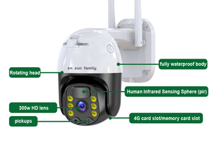 Caméra solaire Jortan 4g <span class=keywords><strong>Haut</strong></span>-<span class=keywords><strong>parleur</strong></span> Caméra PTZ Caméra de <span class=keywords><strong>surveillance</strong></span> extérieure CCTV <span class=keywords><strong>avec</strong></span> vision nocturne couleur - Product Image 3