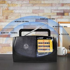 <span class=keywords><strong>Prix</strong></span> usine 2025 <span class=keywords><strong>Radio</strong></span> NS-712 Nns Portable D C AC <span class=keywords><strong>Transistor</strong></span> De AM FM SW1 SW2 TV <span class=keywords><strong>Radio</strong></span> 5 bandes avec alimentation électrique - Product Image 3
