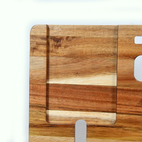 Grosir Nature Acacia dudukan kunci ponsel kayu, dompet dudukan pengatur jam tangan