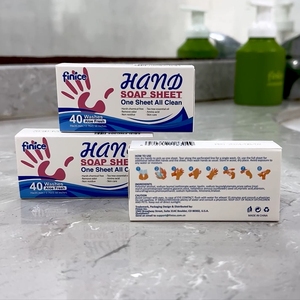 Finice Hand <strong>Soap</strong> Sheet Travel Portable Paper <strong>Soap</strong> Sheets Travelling Hand Washing Paper <strong>Soap</strong> - Product Image 1