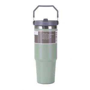 Gobelet isotherme en acier inoxydable pour café, avec couvercle, double paroi, tasse de voyage, 30 oz, vente en gros - Product Image 1