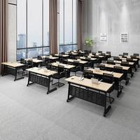 Table de conférence moderne en métal pliable avec roulettes pour le mobilier de bureau et l'utilisation scolaire
