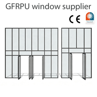 Porte en verre sans cadre à ressorts au sol, double action, à battant libre, pour entrée commerciale