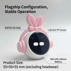 AI Desk Pet Interactive <strong>Robot</strong> Voice Control Smart Toy for STEM Learning Desk Display - Product Image 4
