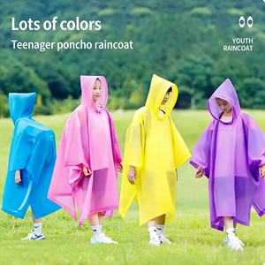 <span class=keywords><strong>Poncho</strong></span> de pluie élégant et imperméable pour adolescents, disponible en plusieurs couleurs, pour un usage quotidien et en cas d'urgence - Product Image 5
