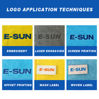 Produits de nettoyage pour la maison Esun, serviettes de nettoyage en microfibre hautement absorbantes pour la maison et la cuisine