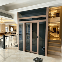 Villa Konutları İçin Traksiyon Sistemli Dişlisiz Modern Özel Yolcu Asansörü