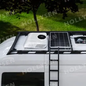 Pendingin Udara Universal Caravan 12V 24 Volt Atap Atas Dipasang Parkir Camper AC untuk Truk Traktor Van Rv