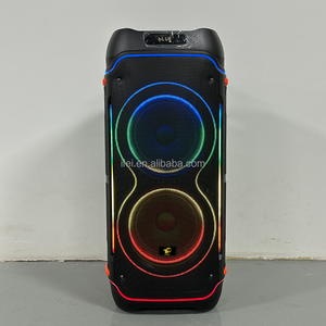 IFeiGift-1040 Enceinte de sonorisation double 10 pouces Boombox avec micro sans fil, télécommande et roues, enceinte de puissance Partybox pour l'extérieur - Product Image 5