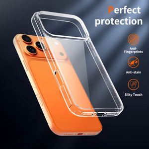 เคสโทรศัพท์มือถือคุณภาพสูงใส สำหรับ <span class=keywords><strong>iPhone</strong></span> 17 Pro Max ป้องกันรอยขีดข่วน เคสกันกระแทกแบบกำหนดเอง สำหรับ <span class=keywords><strong>iPhone</strong></span> 16 15 14 13 - Product Image 2
