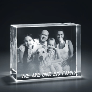 HDw Nhà Máy Bán Buôn Chất Lượng Cao K9 Pha Lê Cube Tùy Chỉnh 3D Tinh Thể Tia Laser Kính Khung Ảnh Cube - Product Image 4