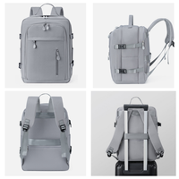 Sac de voyage d'affaires grande capacité QET1160 avec logo personnalisé pour hommes et femmes, sac à dos pour ordinateur portable, sac à dos pour étudiants