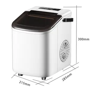 Yüksek verimli ev taşınabilir buz yapma makinesi mini buz makinesi ile günde 10-12kgs
