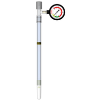 Soil moisture sensor meter with sensitive part and display part