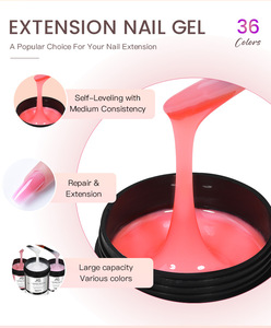 Gel de Uñas Acrílico Semipermanente UV/LED de 150ml, Marca Privada, 150g, Gel para Extensión de Uñas, Libre de HEMA, Larga Duración - Product Image 6