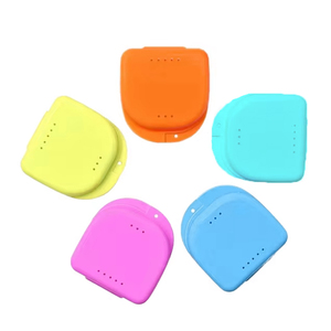 <strong>Custom</strong> Molds and Injection <strong>Molding</strong> Are <strong>Used</strong> to Manufacture <strong>Plastic</strong> Dental Retainer Cases in Various Sizes for Holding Retainers. - Product Image 1