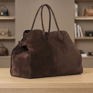 Pochette décontractée pour femme en cuir véritable artisanal BS INTERNATIONAL, style européen, grande capacité, imperméable, légère et durable - Product Image 4