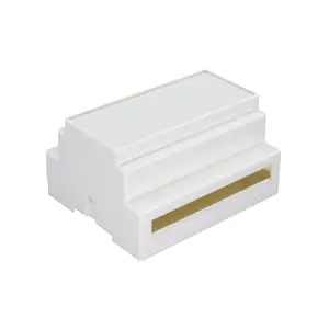 China Factory Suppliers Cheap Custom ABS Plastic Material Industrial Control PLC Controller Pcb Module Din Rail Mount Enclosure