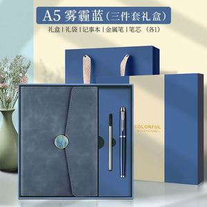 Set de Cuaderno Planificador Personalizable, Diario de 150 Días, Cuadernos, Caja para Bolígrafos, Cubierta de PU, Agenda, Tamaños A5, B5, A6, Encuadernación Cosida con Hilo - Product Image 4