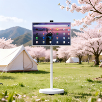 Televisor Portátil LED LCD de 32 Pulgadas con Batería, Soporte, Pantalla Táctil, Monitor para Juegos, Smart TV Todo en Uno, Tablet Electrónica
