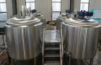 Système de brasserie Tonsen 1500L 1600L à 4 cuves, équipement de production de bière, usine de brasserie clé en main