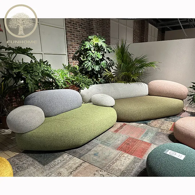Sofa penuh warna ruang tamu desain Modern Sofa pembagi furnitur ruang tamu