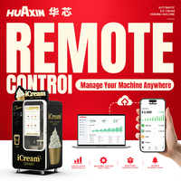 Distributeur automatique de crème glacée, service rapide en 15 secondes, avec surveillance des données et commande à distance
