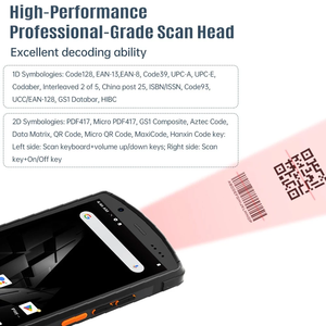 Cầm tay di động gồ ghề Android 12 PDA máy tính di động thiết bị với mã vạch dữ liệu <span class=keywords><strong>Collector</strong></span> cổ có sẵn - Product Image 2
