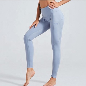 Factory Price Womens Printed Fitness Leggings High Waist Super Soft Comfort Slim Pants Power Stretch Tights Yoga <b>Trousers</b> - Product Image 3