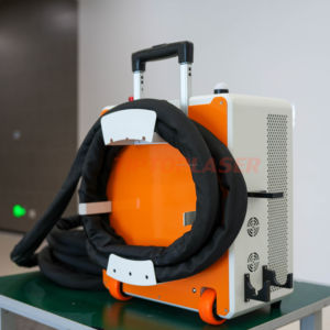 <span class=keywords><strong>Nettoyeur</strong></span> <span class=keywords><strong>laser</strong></span> à fibre refroidie par air JPT RAYCUS 500W et décapant de peinture pour le nettoyage de la pierre de béton en métal en acier inoxydable - Product Image 1