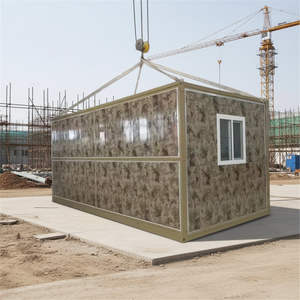 Casa Contenedor Plegable de Lujo de 20 Pies, Expandible, con Diseño Moderno y Dormitorio con Tablero de Madera en Capas, Venta al Por Mayor - Product Image 1