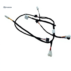 Faisceau de câblage de châssis de véhicule, assemblage multi-branches, connecteur noir, faisceau de câblage automobile personnalisé OEM 12V 24V - Product Image 2