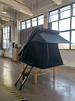 Tente de toit rigide triangulaire pour camping en plein air, tente de toit rigide pour voiture, accessoires 4x4, tente de toit