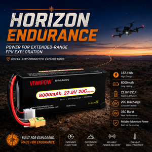 Batterie semi-solide NMC pour drone, 8000 mAh, 6S, 22,8 V, 20C, à décharge rapide, vente en gros - Product Image 6