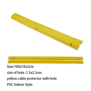 หน้าแรกสายเคเบิลป้องกันถนนโคก PVC One Way Bump PVC ในร่มท่อ<span class=keywords><strong>ส</strong></span>ะพาน - Product Image 3