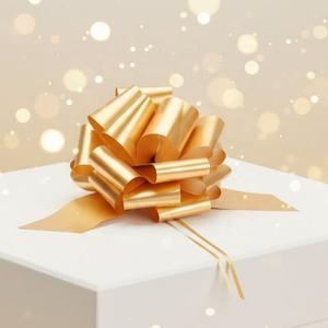 Lazo de Regalo de Polipropileno Floral Holográfico Preimpreso y Ecológico de 5, 8 y 12 Pulgadas para Decoración de Bodas y Navidad - Product Image 2