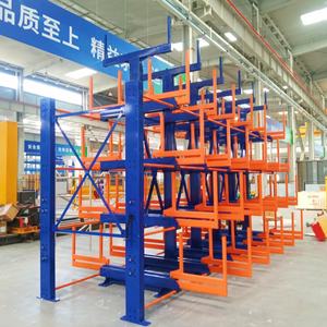 स्टील पाइप भंडारण रैक के लिए स्टील पाइप भंडारण रैक के लिए टेलीस्कोपिक कैंटिलीवर भंडारण रैक के लिए - Product Image 1