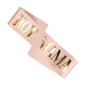 Bachelorette Party marié<span class=keywords><strong>e</strong></span> à être demoiselle de déshonneur Satin Sash Kit fournitures de douche nuptiale - Product Image 3