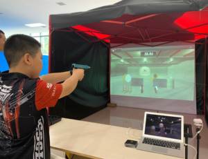 เครื่องจำลองการฝึกยิงปืนแบบแห้ง CCW จาก Special Pie ปลอดภัยและคุ้มค่ากว่า เครื่องจำลองการยิงปืนด้วยเลเซอร์ IPSC <span class=keywords><strong>IDPA</strong></span> 3 GUNS - Product Image 5