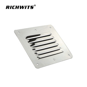 Accessoires de bateau marins personnalisés Richwits en acier inoxydable 316, style à persiennes carrées, couvercle de ventilation pour caravane - Product Image 3