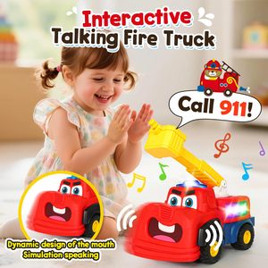 Ept bé sớm giáo dục học tập đa chức năng điện cháy động cơ xe tải đồ chơi với âm nhạc và ánh sáng - Product Image 4