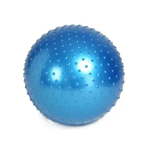 Verdickter explosionssicherer aufblasbarer transparenter Pilates-Ball aus PVC Fitness-Ball Yoga-Ball