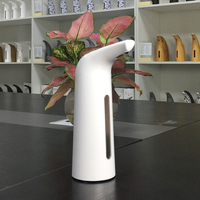 Distributeur automatique de savon liquide sans contact, alimenté par batterie, étanche, 400 ml (13,53 oz), à fixer au mur, pour cuisine, salle de bain, restaurant