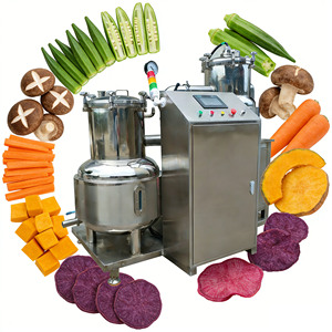 Machine à frire industrielle à commande PLC pour fruits de mer, okra, champignons shiitake, jackfruit, carottes - Product Image 5